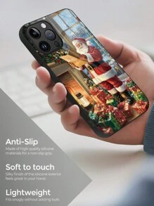 Christmas2024 Iphone 16 1pc High Definition Glass Phone Case Compatible With Apple And Models - Multicolor - View 6