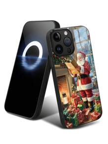 Christmas2024 Iphone 16 1pc High Definition Glass Phone Case Compatible With Apple And Models - Multicolor - View 5