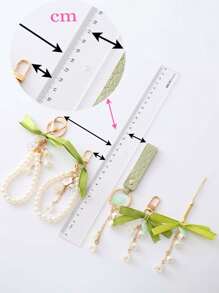 1pc Pendant Keychains For Keys Bag Car Decorative Keyring Accessories Car Accessories Women Key Chain Charms Keychain School Supplies Teacher Gifts For Teachers Gifts For Friends - Multicolor - View 3