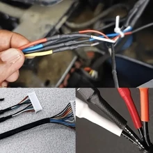 127pcs Black Red Heat Shrink Tubing 2:1 Assortment Polyolefin Tube Car Cable Sleeving Wrap Wire Kit