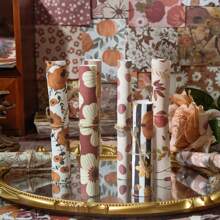 200 tờ giấy dán sổ lưu niệm cổ điển, giấy dán sổ lưu niệm thẩm mỹ chủ đề mùa thu, giấy dán tường họa tiết mùa thu cổ điển, vật dụng làm sổ lưu niệm, giấy trang trí thủ công, giấy dán tường phòng, giấy trang trí lễ tạ ơn, làm thiệp, quà tặng - trái cam - Xem 9