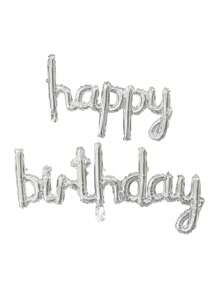 13pcs "HAPPY BIRTHDAY" Letter Mylar Balloons, 2pcs Connected Birthday Letter Balloons, Christmas - Multicolor - View 31