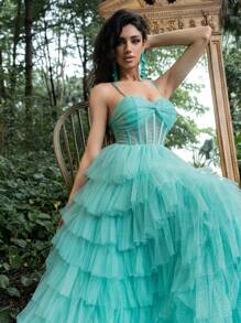 Faeriesty 女士正式礼服和晚礼服优雅舞会婚礼宾客礼服，适合毕业典礼、晚宴