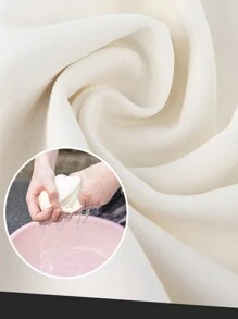 Drying Towel, 1pc Small 11.8" X 11.8" Thick Deerskin Cloth, Anti-Scratch Car Cleaning Cloth, Deer/Suede Leather Rag - Beige - View 4