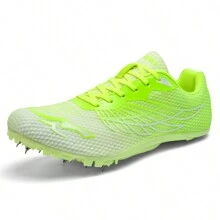 Professional Track And Field Running Athletic Spikes Shoes, Casual Everyday Wear - Mint Green - View 1