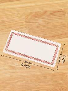 50 piezas Papel de pergamino con encaje estampado, papel absorbente de grasa para hornear y freír en la cocina