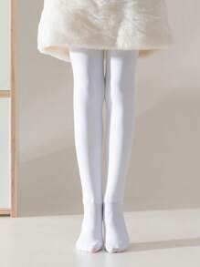 2 双女童羊毛紧身裤、舞蹈长袜、保暖秋冬 - 彩色 - 查看 9