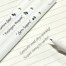 1pc/4pcs Gojo Uses A Heart-Shaped Neutral Ballpoint Pen As A Quick Drying And Simple Brush For Students To Use In School Supplies, Signatures, Brush Questions, And Draw,Back To School - Multicolor - View 2