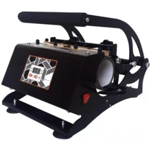 Maquina Sublimadora Estampadora para Decorar Termos Botellas Doble Tazas - Negro - Ver 2