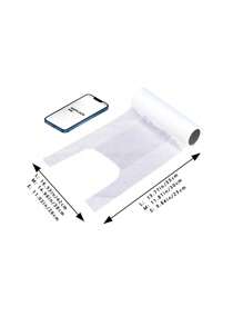 100pcs  Thick Plastic Zipper Bags For Food Storage, Variety Of Sizes
