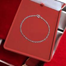 Kit 2 925 Silver Bracelets With Thin Chain - 銀色 - 查看 8