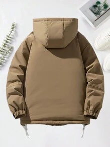 2024 Nuovo Cappotto con Cappuccio da Uomo per Sport e Tempo Libero Invernale