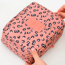 Toiletry Bag Organizer Travel Suitcase Makeup Object Feminine Bag With Divider - Pink - View 1