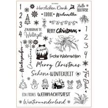1pc Christmas Theme Candle Sticker, DIY Festive & Romantic Candle Decor Sticker,Christmas