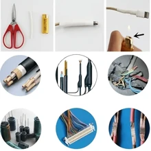 127pcs Black Red Heat Shrink Tubing 2:1 Assortment Polyolefin Tube Car Cable Sleeving Wrap Wire Kit