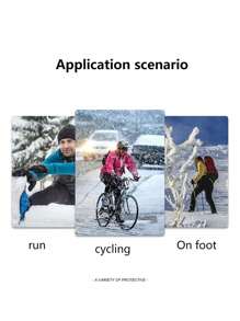 1 cặp Găng tay xe máy ấm áp mùa đông, Găng tay chống nước và chống lạnh cho phụ nữ thể thao ngoài trời trượt tuyết Halloween - Găng tay màn hình cảm ứng chống trượt cho nữ - Xem 8