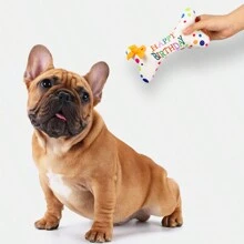 1pc Pet Bite Plush Cake Doll With Sound Effects, Chew Doll For Dog/ Cat Birthday Celebration, Durable & Convenient - Multicolor - View 6