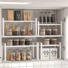 1 szt. wysuwane półki kuchenne, półki do przechowywania warstwowego w szafkach, półki do przechowywania butelek z przyprawami na blacie kuchennym, przechowywanie w kuchni, organizer kuchenny, organizer kuchenny, artykuły do przechowywania, kuchnia, przechowywanie, organizer, organizer, organizacja, organizery, organizer do szuflad, podróż, artykuły kuchenne, przybory kuchenne, narzędzia kuchenne, rzeczy kuchenne.