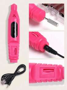 Bộ dụng cụ vẽ móng 7 trong 1, Đèn UV nghệ thuật làm móng, Máy sấy keo sơn móng tay dạng gel, Máy đánh bóng móng tay, Nĩa da chết, Dụng cụ đẩy da chết, Dũa móng tay, Bộ chia ngón tay, Bộ dụng cụ làm móng tay móng chân - Nhiều màu - Xem 4