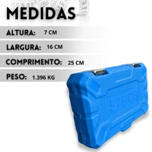 Socket Set Kit 57 Pieces 1/4 Ratchet Tools And Reversible Case Steel CRV - 銀色 - 查看 7