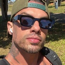 LNFCXI 1pc Black Square Fashion Glasses For Men Beach Accessories Glasses Shades - Black - View 2