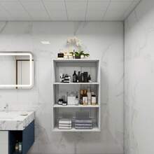 Bathroom Colset Shelves Wood Modular Closet System Wall Mounted Shelves Walk In Clothes Storage Cabinet Shelving Built In Closet Organizer For Bedroom White 31.49''W X 16.04''D X 47.24''H - trắng - Xem 7