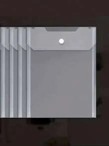 5 piezas de bolsas transparentes de plástico de tamaño A4 para almacenamiento de troqueles y sellos, sobres de plástico transparente A4, bolsas de documentos transparentes A4, bolsas de almacenamiento de documentos con botones a presión, para organizador de manualidades, scrapbooking, papel y tarjetas, almacenamiento de oficina, clasificación de documentos y útiles escolares, vuelta al cole - transparente - Ver 2