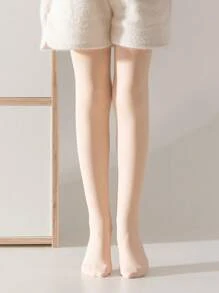 2 双女童羊毛紧身裤、舞蹈长袜、保暖秋冬 - 彩色 - 查看 6