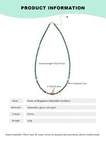 VE [VE] 1pc High-Quality Natural Peacock Stone Necklace & Bracelet Set. Vibrant Colorful Like Peacock Feathers, Symbolizing Beauty & Prosperity. Wearing Peacock Stone Can Enhance Personal Charm And Bring Good Luck, Wealth & Happiness, Making Life More Colorful. Natural Gemstone Color Random.