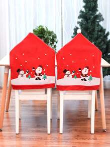 1 tấm bọc ghế hình ông già Noel, người tuyết, trang trí Giáng sinh, Halloween, trang trí Halloween - bọc ghế - Xem 8
