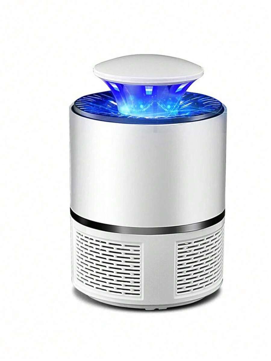 Led Light Fly Trap Mosquito Killer Portable USB Inhaled UV For Home Outdoor Camping - trắng - Xem 1