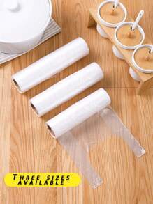100pcs  Thick Plastic Zipper Bags For Food Storage, Variety Of Sizes