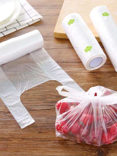 100 个厚塑料拉链袋，用于食品储存，多种尺寸