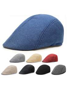 D EXCEED 1PC / 3PCS / 6PCS 男士平顶帽人字形粗花呢男士出租车司机帽 1920 年代常春藤爱尔兰驾驶帽盖茨比帽万圣节装饰礼物角色扮演情人节礼物舞会 - 多色 - 查看 5