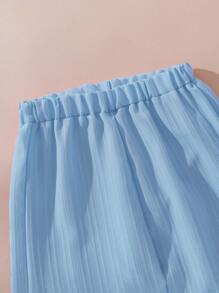 Left Mama 2pcs/Set Tween Girl Autumn New Collared Long Sleeve Shirt Top And Long Pants