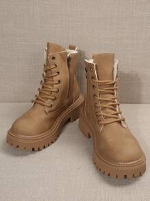 Fall/Winter 2025 New Fashion Versatile Casual Ankle Boots & Short Boots, Flat Bottom Women Shoes