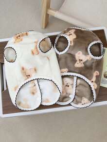 Autumn/Winter Pet Fleece Vest, Cute Dog/Cat Clothes Suitable For Small Dogs And Cats, Teddy, Pomeranian