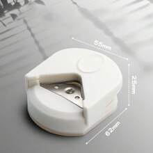 1pc Color Options, Corner Cutter, Chamfering Cutter, Cardboard Photo Corner Cutter, Plastic Film Corner Cutter, Card Right Angle Sharp Corner Cutter - Pink - View 1