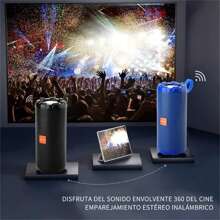 Bocina Bluetooth Portátil, Bocina Altavoz Bluetooth 5.1 - Negro - Ver 3