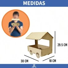 Candy Bar 16 Piezas Muebles Para Mesa De Dulces Mobiliario - Beis - Ver 6