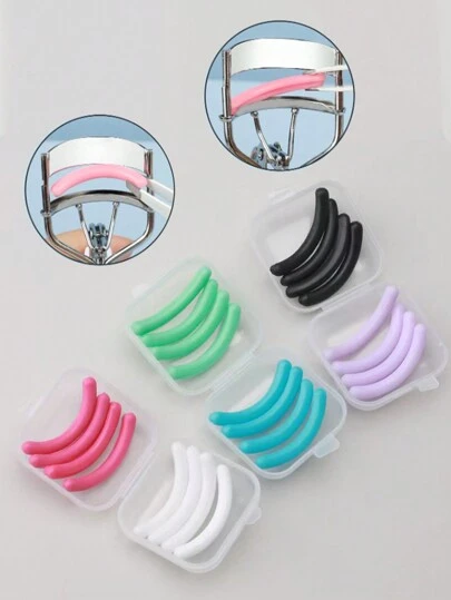 20/8/4pcs Box Eyelash Curler Refill Pads, Colorful Eyelash Curler Replacement Silicone Pads, Fit For Various Eyelash Curlers, Mini Square Storage Box, Convenient Carry, Beauty Makeup Tool,Makeup,Cheap,Room Decor,Vanity,Travel,Bedroom,Makeup Accessories,Eyelash Curler,Cheap,Stocking Stuffers,Makeup,Makeup Tools,Cheap Stuff,Gifts,Gifts For Women,Christmas Gifts