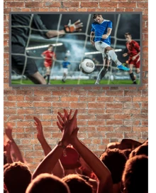 70 Inch Projection Screen Foldable Projector Canvas With Adhesive Tape - TEL70 - White - View 4
