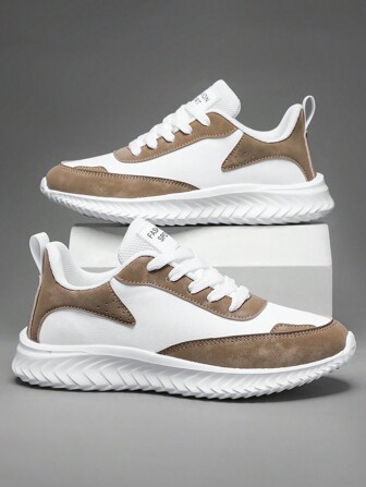 Stylish Women's Sports Shoes - Breathable And Comfortable, Lace-Up Design, Thick Sole, Very Suitable For Casual Outdoor Wear, Light And Breathable - Lace-Up Comfort Women's Casual Shoes