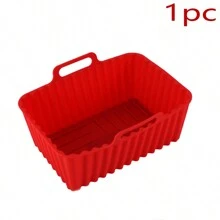 1pc Solid Color Air Fryer Silicone Pot Liner Air Fryer Kitchen Air Fryer Liners Air Fryer Paper Airfryer Air Frier