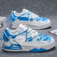 2025 New Men's Fashion Low Top Thick Sole Non-Slip Sneakers, Casual Vulcanized Shoes For Teenagers, Versatile Student White Shoes