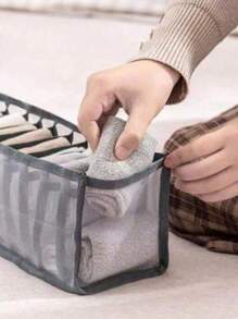 抽屉整理器灵活可折叠，带 7 个隔层，可存放内衣袜子比基尼衣橱房间装饰家居装饰秋季装饰卧室装饰 - 彩色 - 查看 2