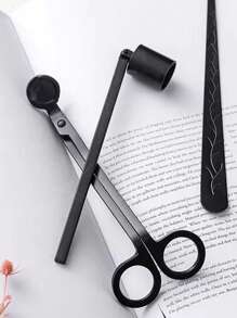 3pcs/Set Home Fragrance Candle Snuffing Tools,Room Decor,Gifts Birthday Graduation - Black - View 3
