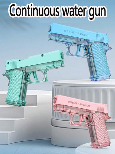 1pc 1911 Water Gun, Summer Outdoor Water Squirt Gun, Amusement Park Water Gun Toy, Outdoor Beach & Water Park Toy Gun, Birthday & Festival Gift (All Products Require Manual Operation To Achieve The Same Effect As The Detailed Page, And There May Be Size Errors Due To Manual Measurement. The Scratches On The Product Are Caused During Logistics And Do Not Affect Its Use)Plastic Pistol, Green, Beach, Fake Gun, Gun, Toy Gun, Gun, Plastic Gun, Gel Blaster Gun,Air Gun,Gun Black,Nerf Gun>Toy