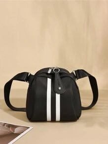 Women Fashionable Casual Shoulder Crossbody Bag, Suitable For Outdoor Use - Black - View 7