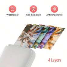 HPRT MT53 A Mini High-Definition Wireless Portable Photo Printer That Can Be Directly Connected To A Mobile Phone. It Supports Color High-Definition Restoration And Is Compatible With IOS/Android Devices. It Uses ZINK Printing Technology And Can Also Print High-Definition Restorations Of Videos For VR. It Is Convenient To Carry Around For Easy Printing Of 3-Inch Photos. - 白色 - 查看 5